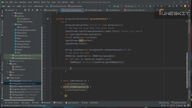 (PART 2) Add server || Jason File || RecyclerView || Android studio Using java. смотреть онлайн