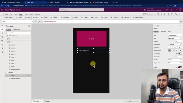 Scan QR Code using Power Apps смотреть онлайн
