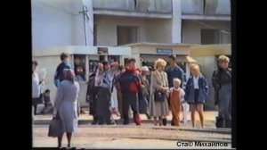 Видеозарисовка Уфа 1995 год. ост.Центральный рынок/видеозарисовка