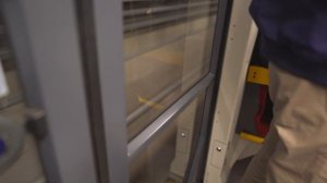 Poland, Warsaw, Metro ride from Nowy Świat-Uniwersytet to Centrum Nauki Kopernik