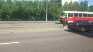 Москва, автобус 687, участок Воднолыжный стадион - Новощукинская ул.