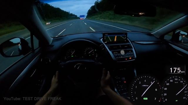 Lexus NX 300h максимальная скорость автобан POV смотреть онлайн