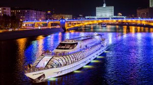 Ночная прогулка на теплоходе по Москва-реке