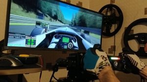 DIY replica BMW M4 DTM steering wheel test-drive