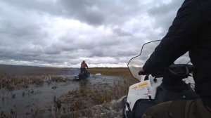 STELS VIKING, БУРАН - в ГЛУБОКОМ БОЛОТЕ ЛЕТОМ!!! ЛЕТНЯЯ ЕЗДА НА СНЕЖИКАХ