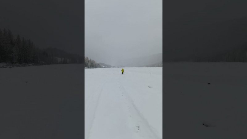 Спуск с альплагеря Актру. Погода шепчет ;)