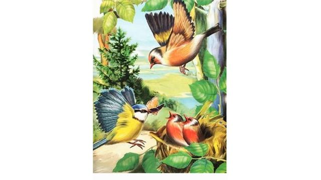 Чтение сказки В. Бианки: «Синичкин календарь. Июль» смотреть онлайн