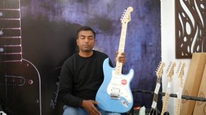 Fender Squier Sonic Stratocaster electric guitar review.