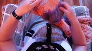 Меланжевый шарф палантин. Вяжем из пряжи Pirlanta