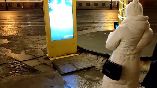 Дворцовая площадь С-Петербург Ёлка. Saint Petersburg 19.01.2022 смотреть онлайн