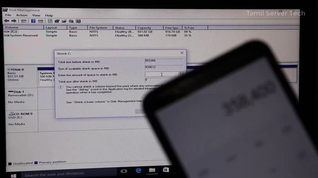 How to create Partition on Windows 7,8,8.1,10 | Hard Drive Partition on Computer or laptop in tamil смотреть онлайн