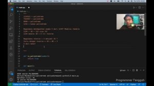 Membuat Program Palindrome di Python