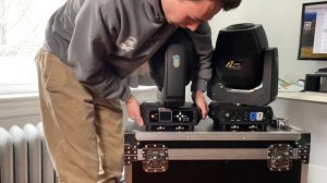 SHEHDS LED 230w Moving Head Spot Light with Motorized Focus & Zoom | Great Light for Wedding DJ's