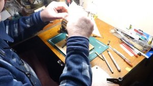 Модель шхуны 1:115. Выбленки вант.