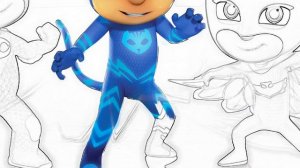 Раскрашиваем Супергероев Герои в Масках Волшебная Раскраска под музыку для детей