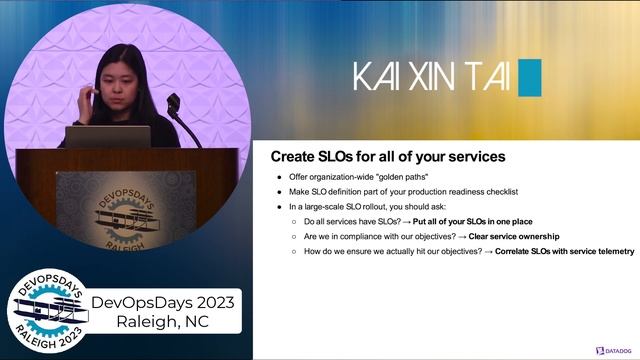 Kai Xin Tai - DevOpsDays Raleigh 2023