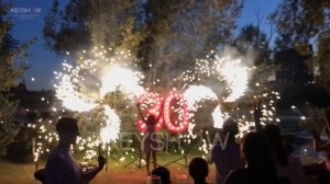 Фейерверк на юбилей 30 лет // KEYSHOW.RU