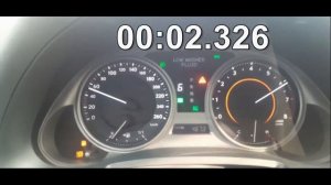 Lexus IS250 разгон до 100