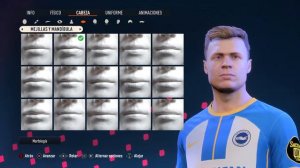 FIFA 23 EVAN FERGUSON PRO CLUBS CLUBES PRO LOOKALIKE CREATION FACE