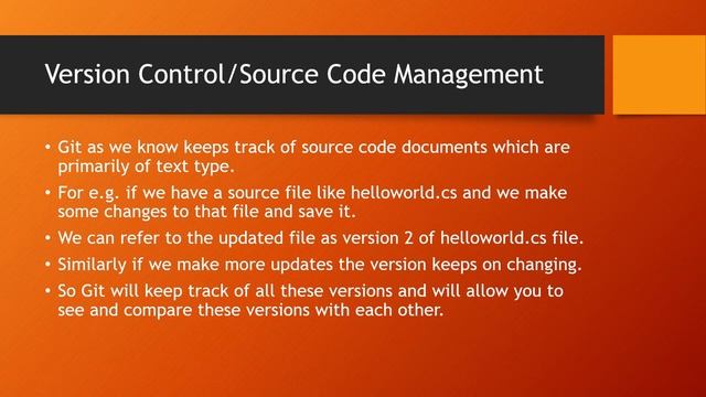 GIT - What is Version Control or Source Code Management