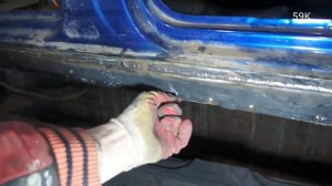 КУПИЛ ВАЗ 2114, ЗАМЕНА ПРАВОГО ПОРОГА ВНАХЛЕСТ