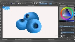 Рисуем голубику на графическом планшете Wacom// Мастер-класс
