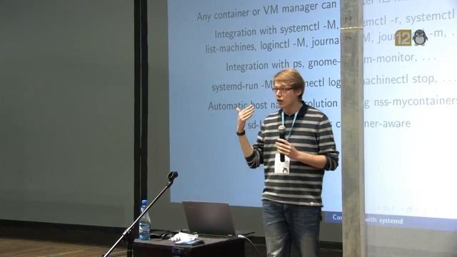 Containers with systemd - Lennart Poettering смотреть онлайн
