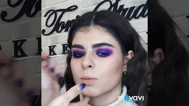 Виктория Тулаинова фиолетовый смоки (smoky eyes) смотреть онлайн