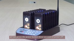 Wireless pager calling system