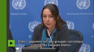 ONU - Une journaliste démonte en deux minutes la rhétorique des médias principaux sur la Syrie