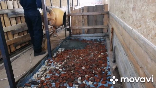 Готовим клетку, заливаем тёплый пол смотреть онлайн