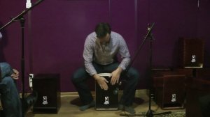 Кахон - пример игры на различных кахонах (live cajon)