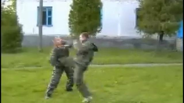 Нестандартные приёмы рукопашного боя. Борьба. Подсечка подсад