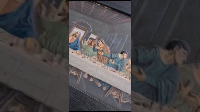 Старинная Икона "Тайная Вечера". 1734г смотреть онлайн