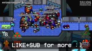 AMONG US with 1 MILLION PLAYERS, but SUPER IMPOSTOR in LOBBY