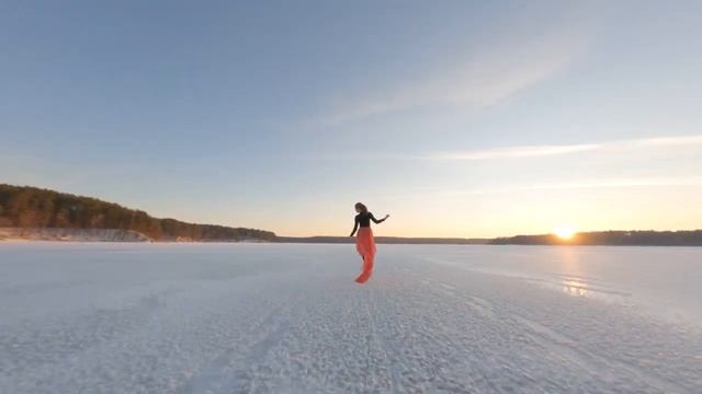 Фигурное катание на озере Яльчик. Республика Марий Эл смотреть онлайн