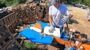 Stacking Firewood the easy way!