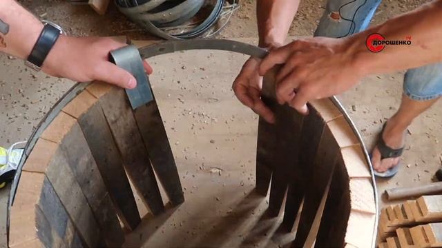 Дубовые бочки. Бондарный цех