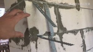 ПРИМЫКАНИЕ ГАЗОБЕТОНА К НАРУЖНЫМ И НЕСУЩИМ СТЕНАМ/ монтаж перегородок