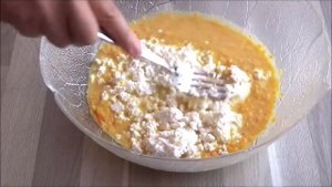 Пирог с тыквой и творогом без муки