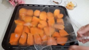 ?BÖYLE KABAK TATLISI YEMEMİŞ OLABİLİRSİNİZ?FIRINDA KABAK TATLISI TARİFİ  LOKUM GİBİ (PORTAKALLI)