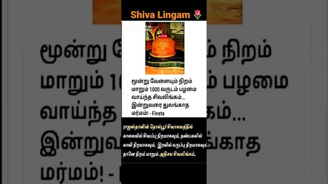 Shiva Lingam ? #Shorts @kavis5508