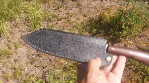 Кухонный нож своими руками. Making  knives. Сталь N690.  A handmade kitchen knife.Steel N690.