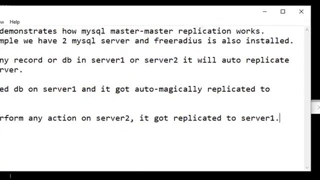 MySQL master-master Replication demonstration смотреть онлайн