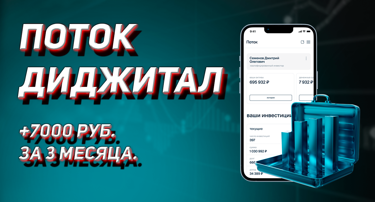 ПОТОК ДИДЖИТАЛ - РЕЗУЛЬТАТЫ ИНВЕСТИЦИЙ ЗА СЕНТЯРЬ, ОКТЯБРЬ И НОЯБРЬ 2023