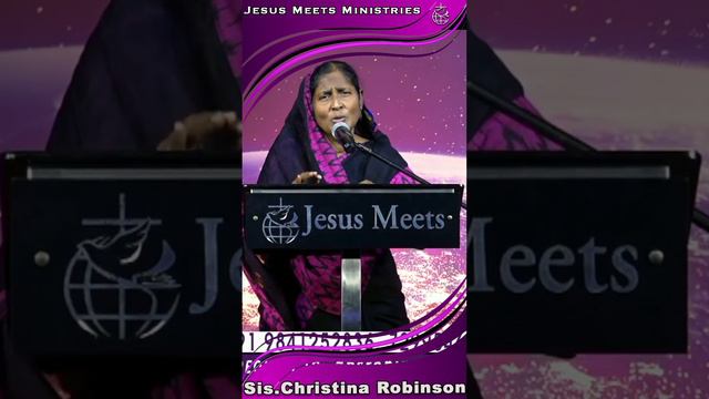 உங்கள் இருதயம் மகிழ்ந்து களி கூறும் Sis.Christina Robinson | Jesus Meets Ministries