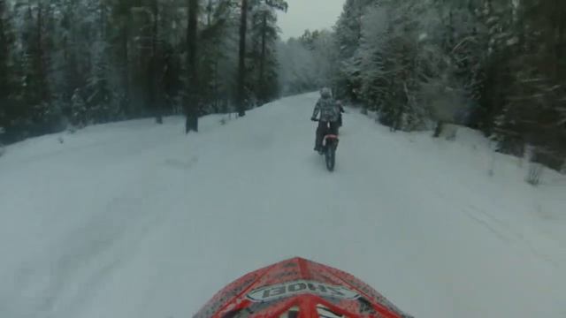 Эндуро выходного дня. Орехово 01.02.15 смотреть онлайн