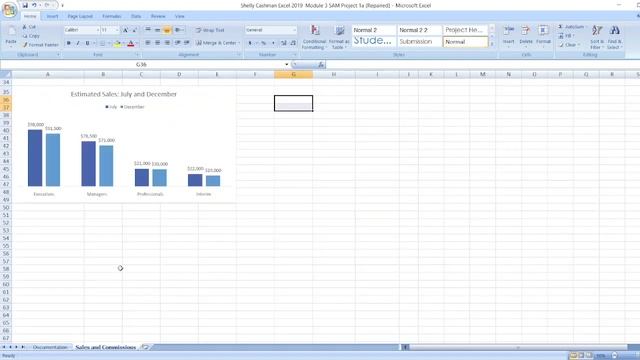 Shelly Cashman Excel 2019 | Module 3: SAM Project 1a #shellycashmanexcel2019 #module3 #samproject1a