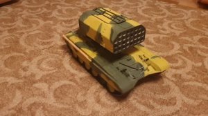 Радиоуправляемый "танк" ТОС-1 (буратино) масштаб 1/16