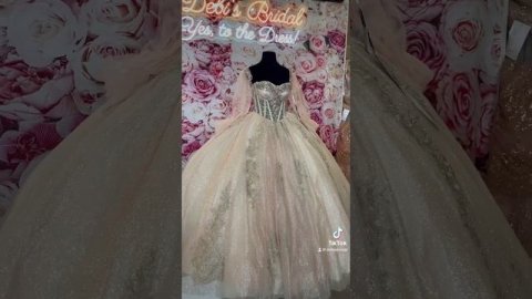 Rhinestone obsessed! Quinceanera dress from Ragazza #quinceañera #sweet16 #quinceaneradresses
